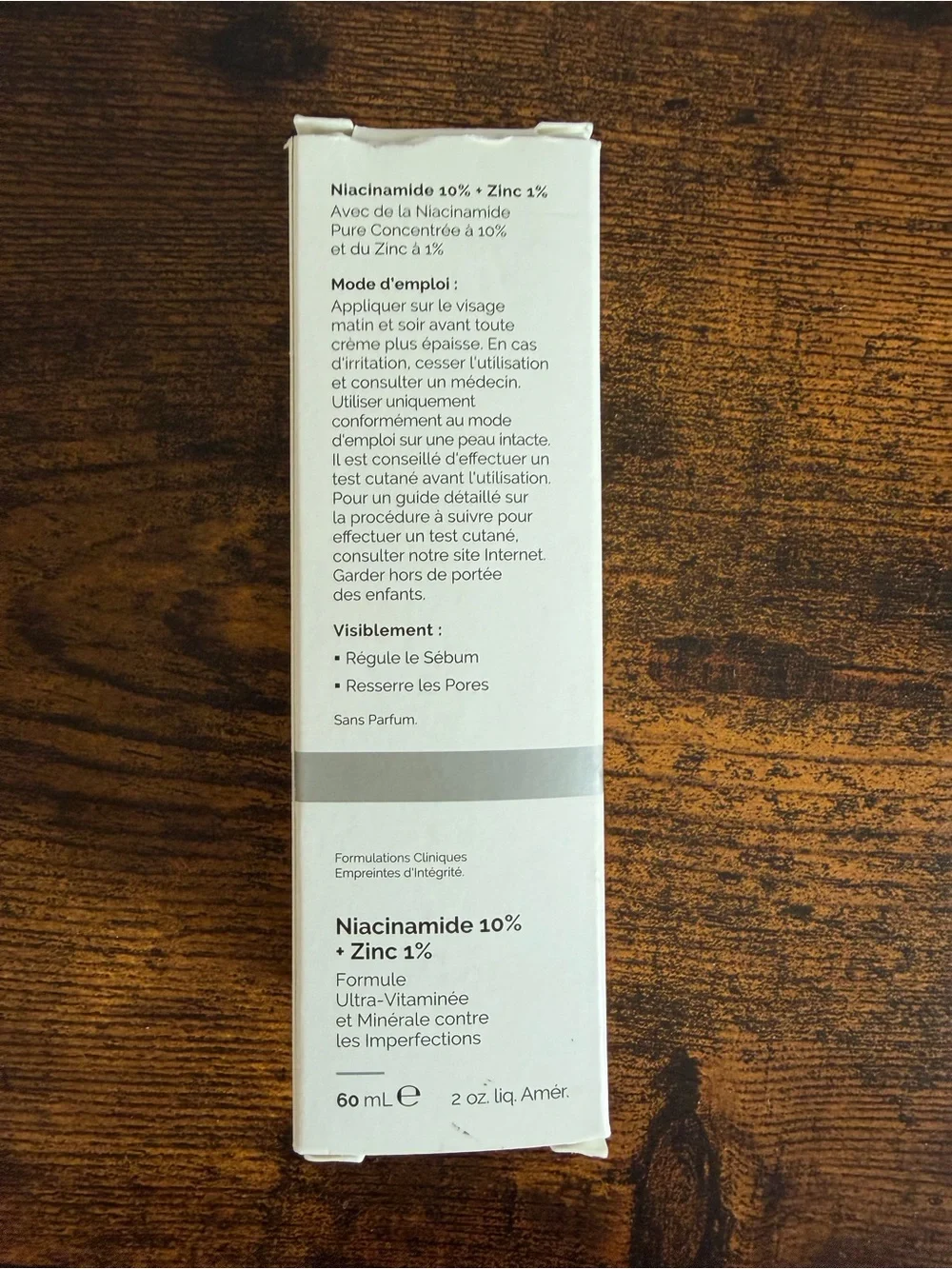 The Ordinary Niacinamide 10% + Zinc 1% Serum 60mL – Unused